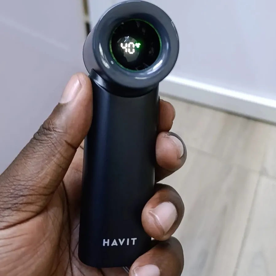 Havit HF610 | Handheld High-Speed Fan, 5 Speed Levels Neo Tech