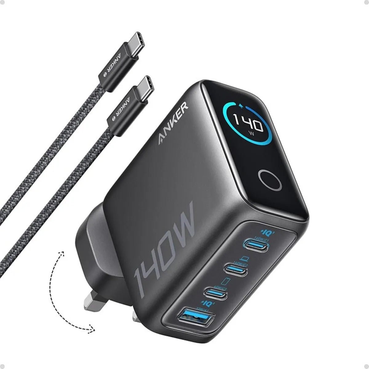 Anker 140W 4-Port GaN Charger | PD 3.1 UK Plug Kenya