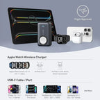Anker MagGo Power Bank | 10000mAh, 35W, for Apple Watch (Portable Power for Apple Devices)