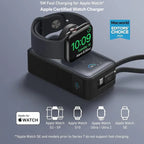 Anker MagGo Power Bank | 10000mAh, 35W, for Apple Watch (Portable Power for Apple Devices)