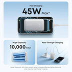 Anker Nano Power Bank | 10K, 45W, Built-In Retractable USB-C Cable Kenya