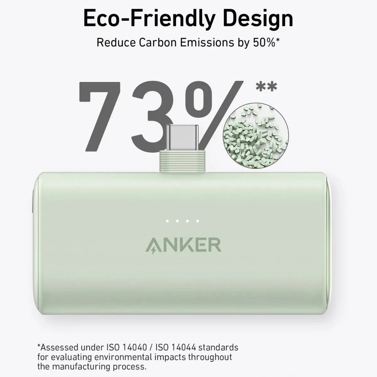 Anker Nano Power Bank | 5000mAh, 22.5W, Compact Power with Built-In USB-C Connector Kenya