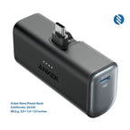 Anker Nano Power Bank | 5000mAh, 22.5W, Compact Power with Built-In USB-C Connector Kenya