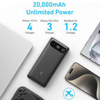 Anker Power Bank | 20,000mAh 87W Built-In USB-C Cable for Phones and Laptop Neo Tech