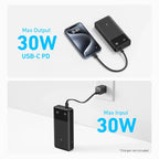 Anker PowerCore | 20000mAh, 30W with Built-In USB-C Cable Lanyard Power Bank Neo Tech