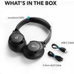 Soundcore Q20i | 60 Hours Battery Life, Hybrid ANC Headphones Neo Tech