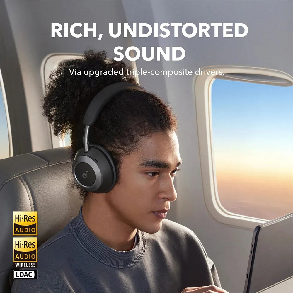 Soundcore Space One Pro | 60H, Hi-Res Audio, ANC Wireless Headphones Neo Tech