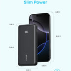Anker Zolo |10000mAh 22.5W with Built-In USB-C Cable Power Bank Neo Tech