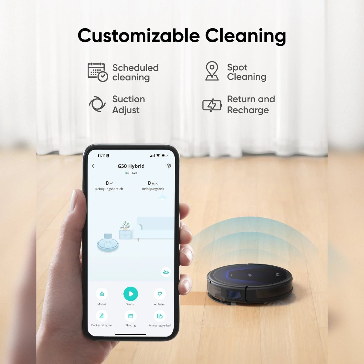 Eufy G50 Hybrid Robot Vacuum & Mop |Smart Cleaning with 4,000Pa Suction Kenya