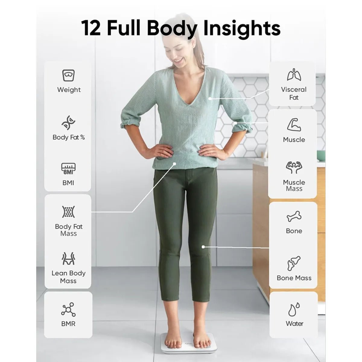Eufy Smart Scale A1 | Bluetooth Body Composition Scale (150kg) Kenya