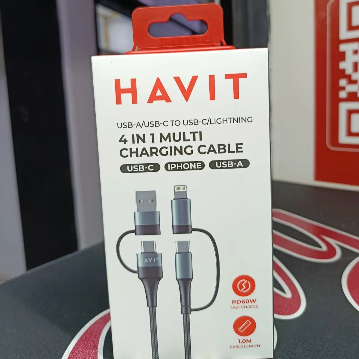 Havit CB6244 4 - in - 1 USB Cable - Neo Tech Accessories - 3