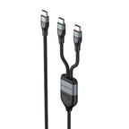 Havit CB6325 2 - in - 1 100W USB - C Cable - Neo Tech Accessories - 3