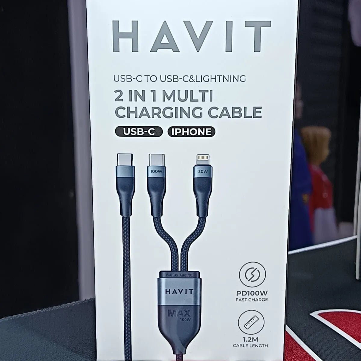 HAVIT CB6326 DualSync 2 - in - 1 USB - C & iPhone Cable - Neo Tech Accessories - 2