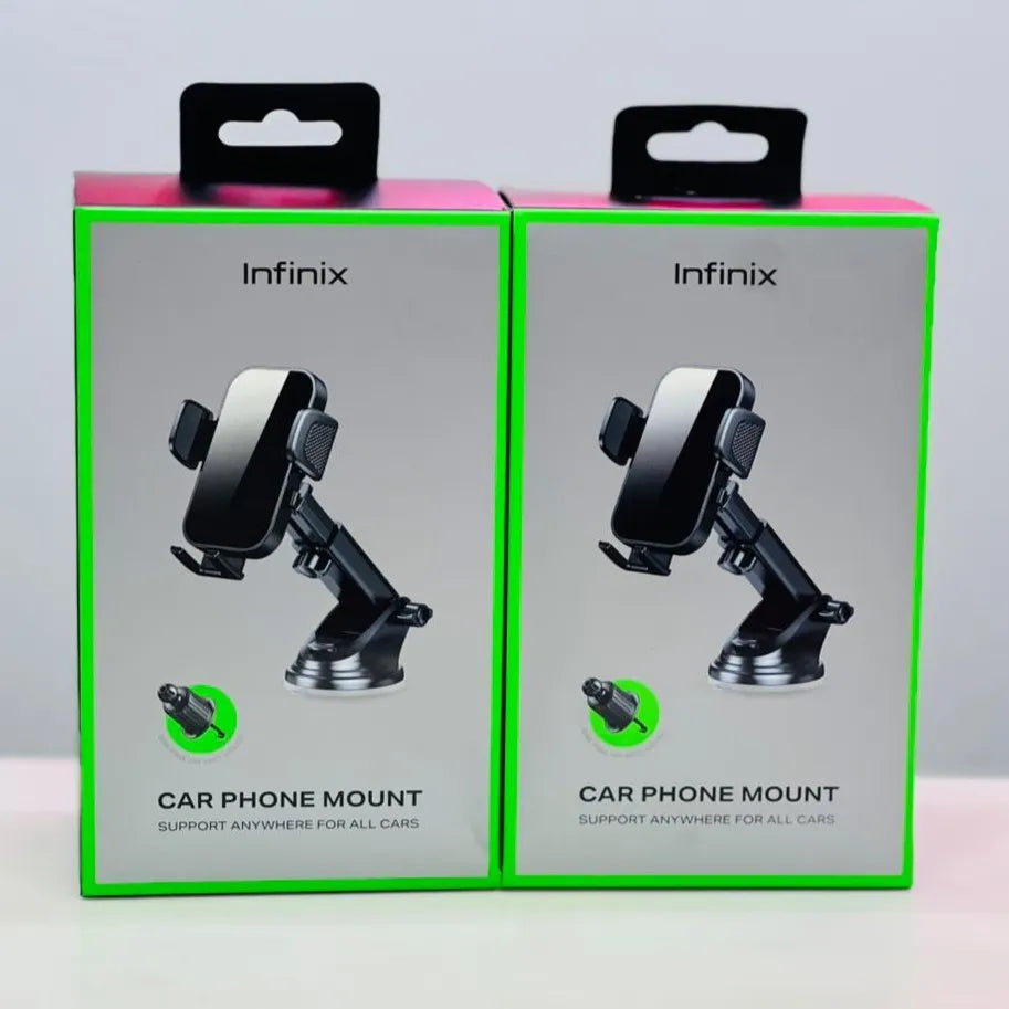 Infinix Universal Car Phone Mount (Air Vent & Suction)