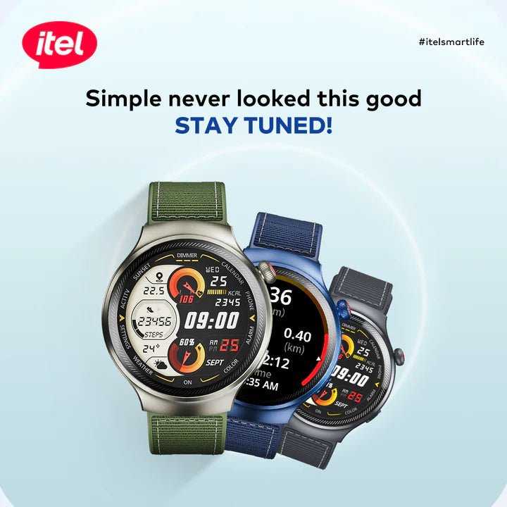 Neo Tech Accessories itel Edge R1 Pro Smartwatch (ISW-O43) AMOLED Display, Bluetooth Calling, IP68 Waterproof