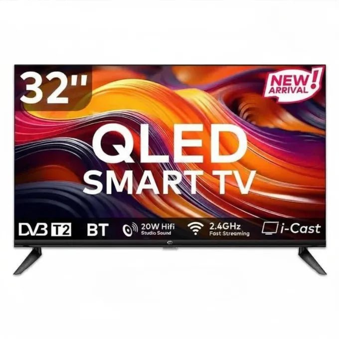 itel Smart Android QLED TV (32", 43", 50") Frameless Cinema Display 32" Neo Tech