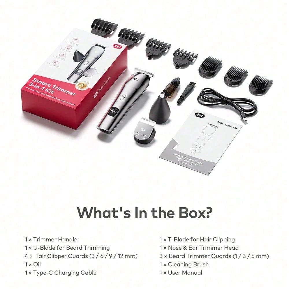 Itel Smart Trimmer 3-in-1 Kit (ITR-37) Grooming Trimmer - Neo Tech Accessories-2