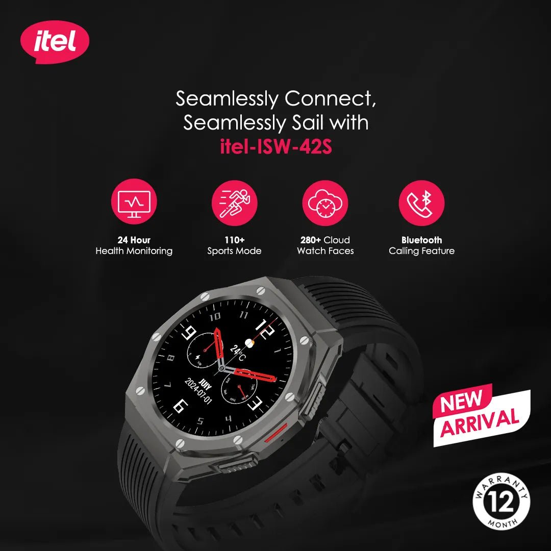 Itel Smartwatch 2 Sailor (ISW - 42S) Metallic watch - Neo Tech Accessories - 1