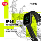 Neo Tech Accessories Itel Smartwatch Fit O20 (2.04" HD) IP68 Waterproof with Extra Strap (ISW-O20)
