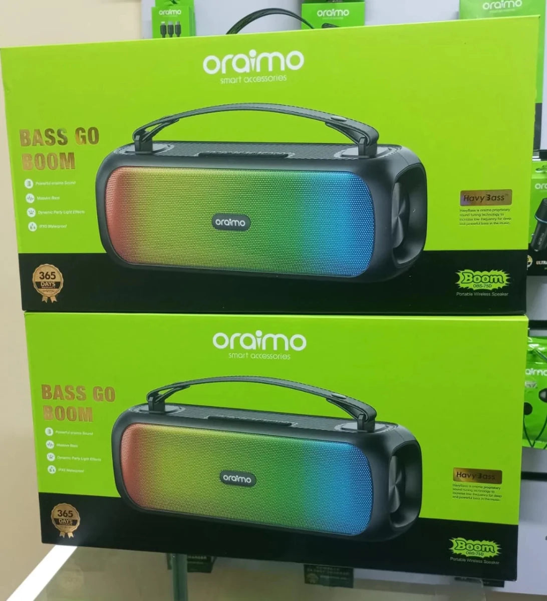 oraimo BOOM Portable Wireless Speaker (Model: OBS - 75D) - Neo Tech Accessories - 3