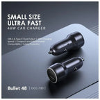 oraimo Bullet 48 48W Fast Car Charger