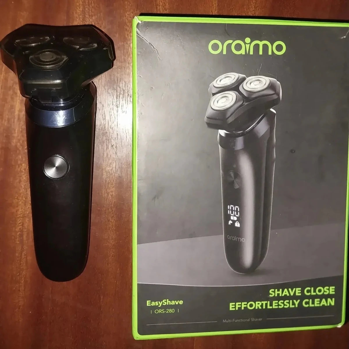 oraimo EasyShave (ORS-280) | Waterproof Electric Shaver, 60-Day Battery Neo Tech
