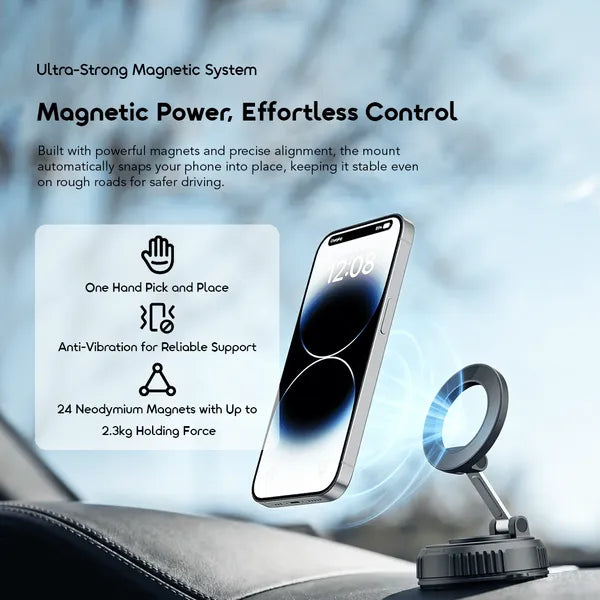 oraimo Hydra 6 Magnetic Vacuum Car Phone Mount