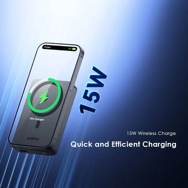 oraimo MagPower 15 10000mAh, 22.5W, Magsafe Wireless Power Bank