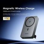 oraimo MagPower 15 10000mAh, 22.5W, Magsafe Wireless Power Bank