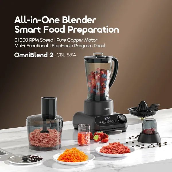 oraimo OmniBlend 2 (OBL-881A): 5-in-1 Blender, 2L Capacity, 1500W - Neo Tech Accessories-3