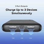oraimo PowerFlow B11 | 10000mAh, 15W Power Bank with Detachable Cable Neo Tech