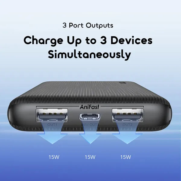 oraimo PowerFlow B11 10000mAh, 15W, Detachable CablePower Bank