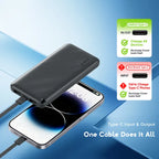 oraimo PowerFlow L1 10000mAh, 15W, Portable Power Bank