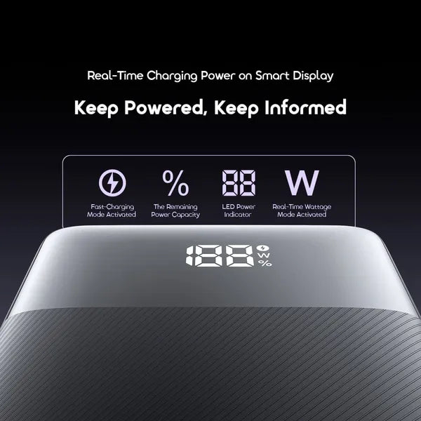 oraimo PowerNova Q21 20000mAh, 22.5W, with Display Power Bank