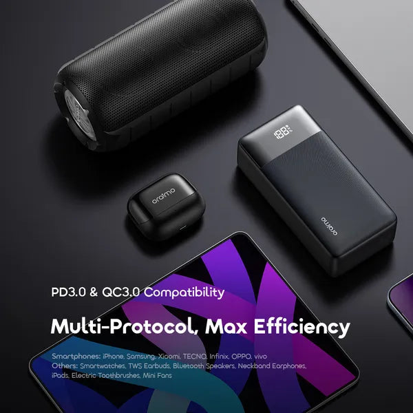 oraimo PowerNova QF1 27000mAh, 22.5W, with Display Power Bank