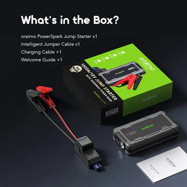 oraimo PowerSpark 1500A Jump Starter 10000mAh Power Bank