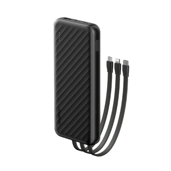 oraimo Slice Link 10000 mAh, 12W with Multi-Cables Power Bank
