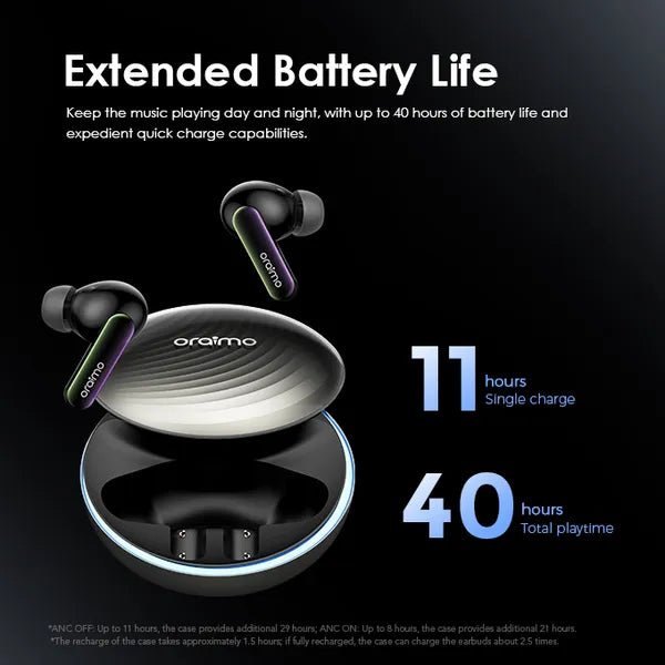Neo Tech Accessories oraimo SpaceBuds Hybrid ANC Earbuds (OTW-630)