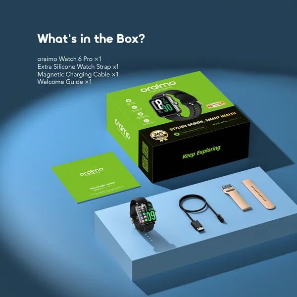 Neo Tech Accessories oraimo Watch 6 Pro Smart Watch | 1.69″ Full Touch Display