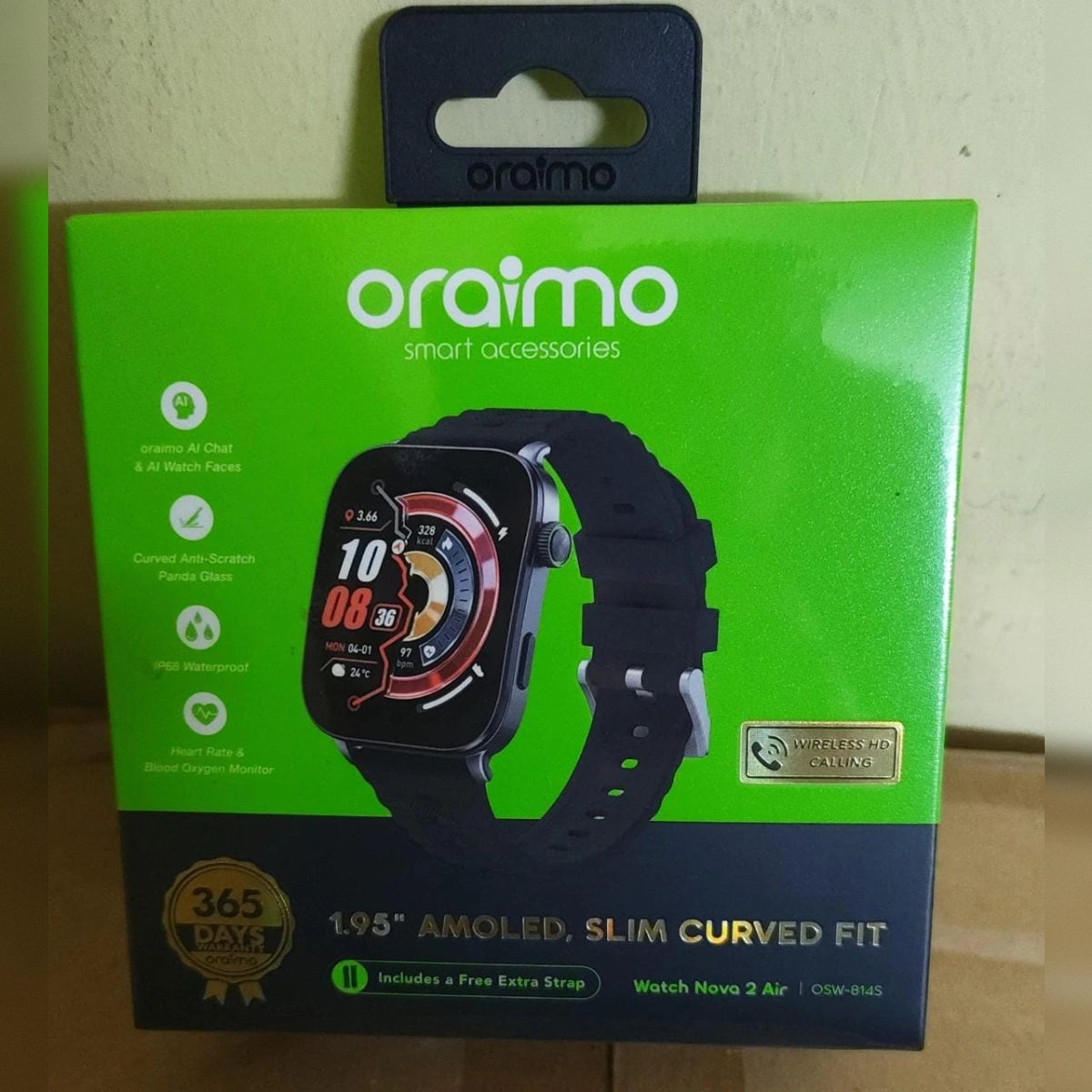 Oraimo Watch Nova 2 Air | AMOLED Display, AI Features & Bluetooth Calling Smart Watch