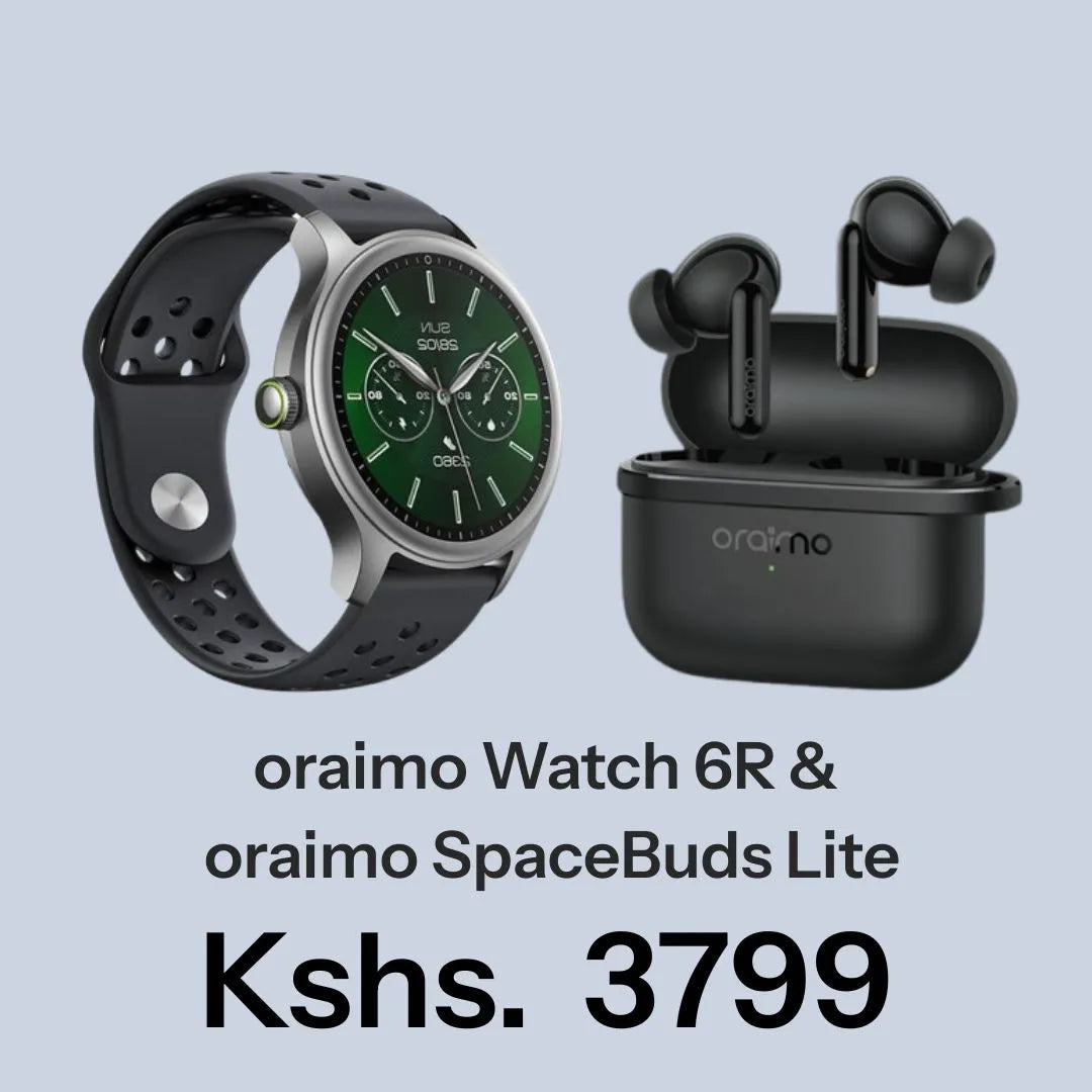 oraimo watch 6R and SpaceBuds Lite Neotech Offer