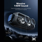 Soundcore Boom 2 Plus | 140W Outdoor Bluetooth Speaker