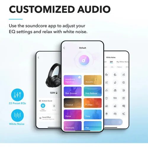 Soundcore Q20i | 60 Hours Battery Life, Hybrid ANC Headphones Kenya